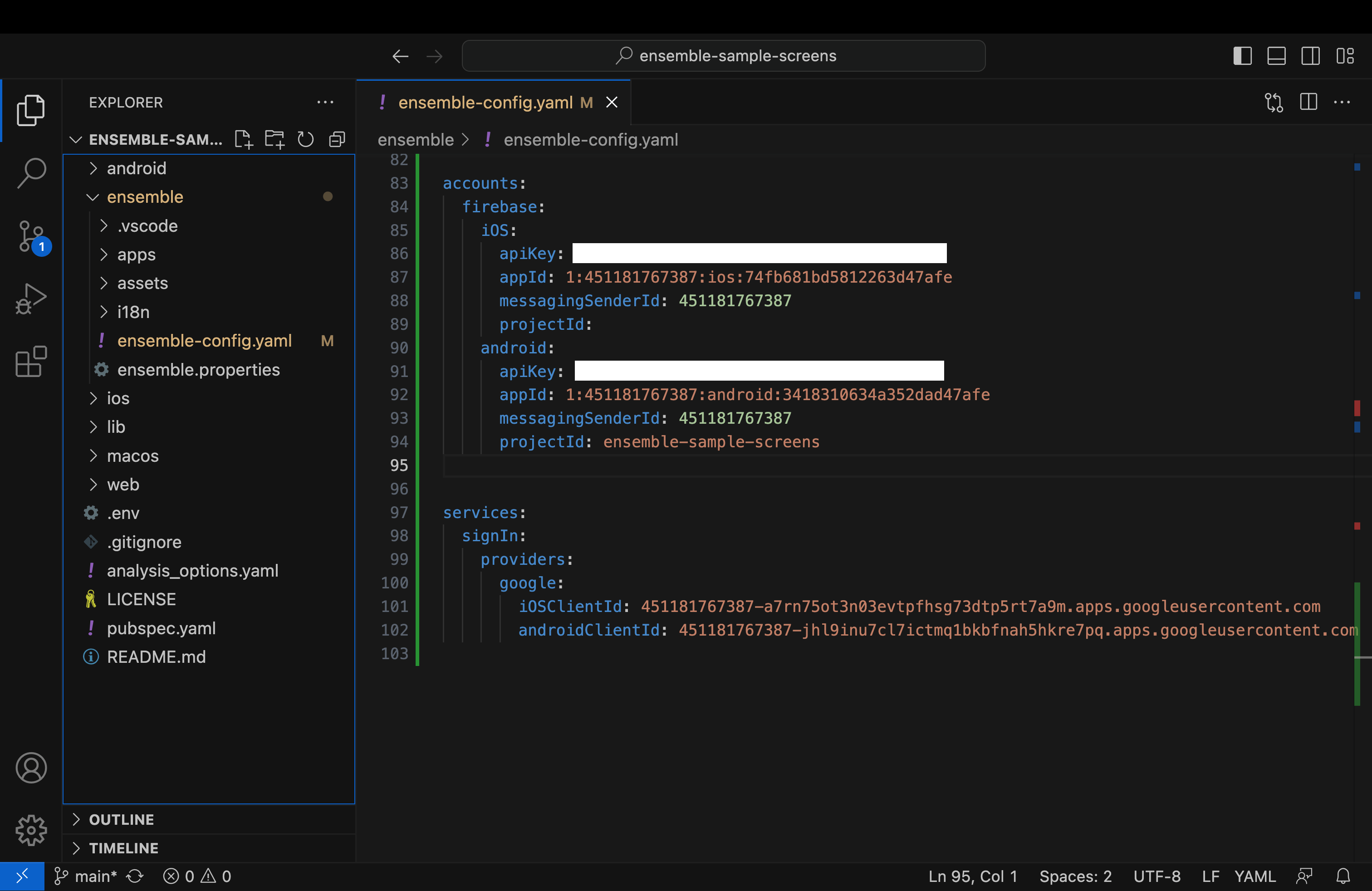 firebase provider details